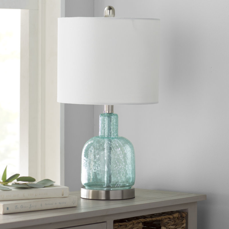 Andover Mills™ Azriel 20" Seafoam Green Table Lamp & Reviews Wayfair
